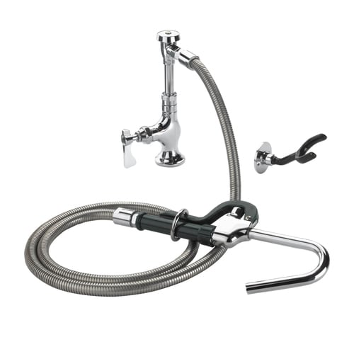 Krowne 20-203L Royal Series Deck Mount Single Pantry Pot Filler Faucet w/ 6" Gooseneck Spout, Single Hole