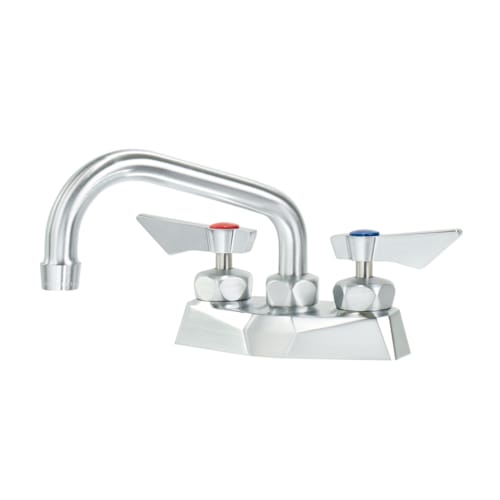 Krowne DX-306 Diamond Series Deck Mount Faucet w/ 6" Swing Spout, 4" Centers