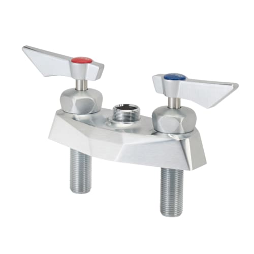 Krowne DX-3XX Diamond Series Deck Mount Faucet Base, No Spout, 4" Centers