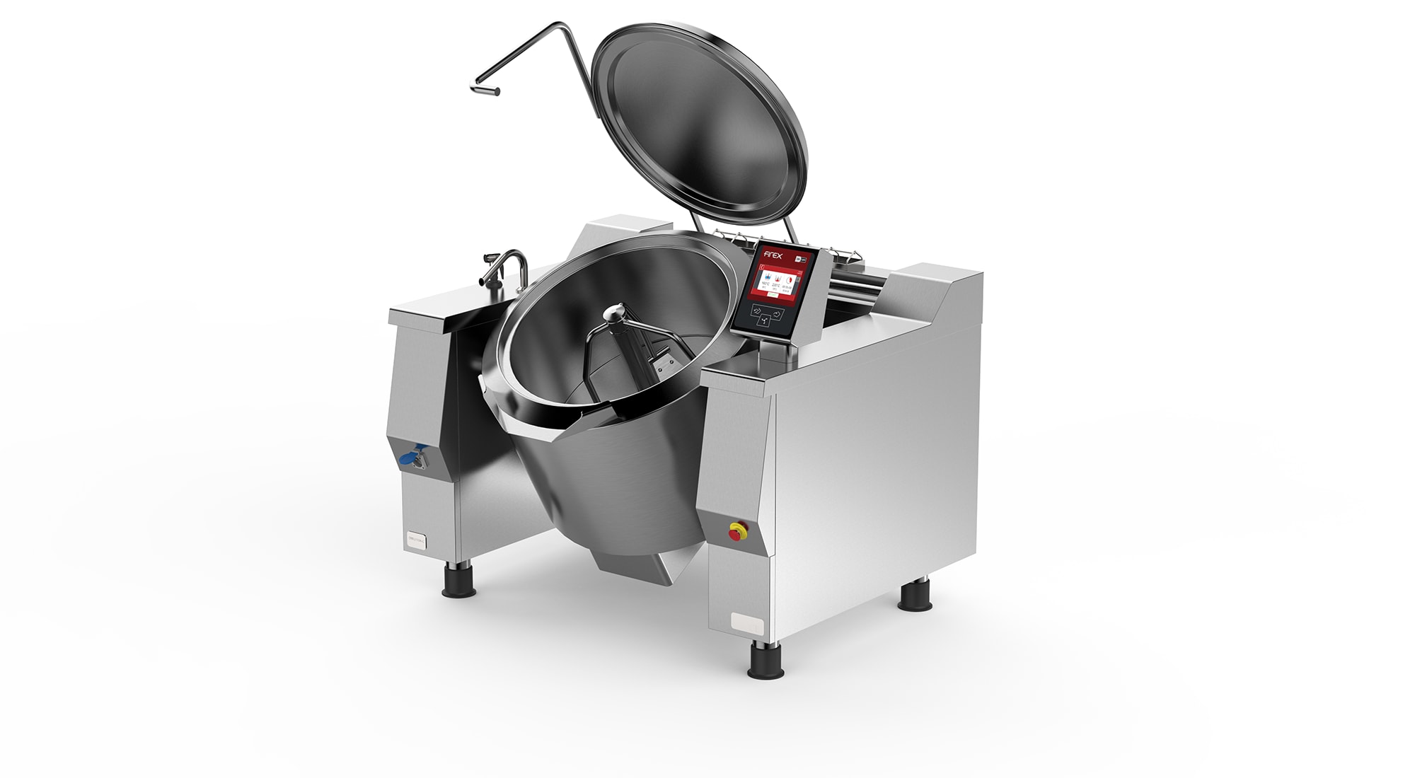 FireX UCBTE008V1 Cucimix 8-Gallon Electric Power Tilt Skillet, 240V