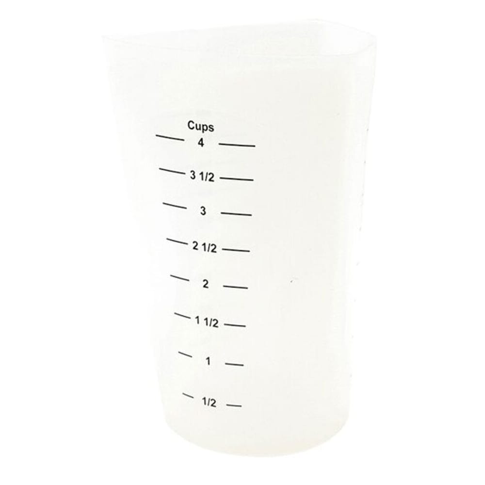 Tablecraft HSMC34 4-Cup Flexible Silicone Measuring Cup