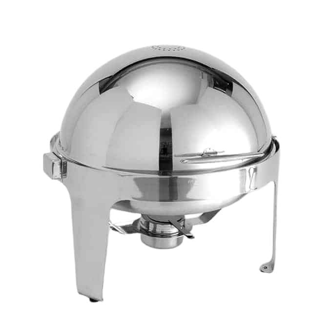 American Metalcraft ADAGIORD18 Adagio™ 7 qt. Round Stainless Steel Chafer