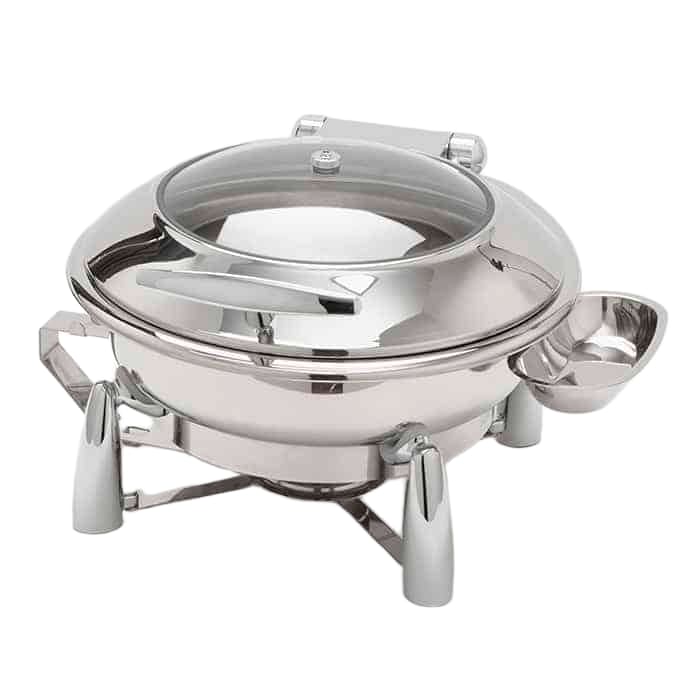 American Metalcraft REVLRD20 Evolution™ 7 qt. Round Stainless Steel Chafer, Induction Ready