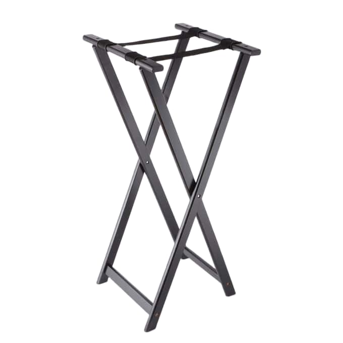 American Metalcraft WTSB40 Black Tray Stand, 18"L x 18"W x 38"H