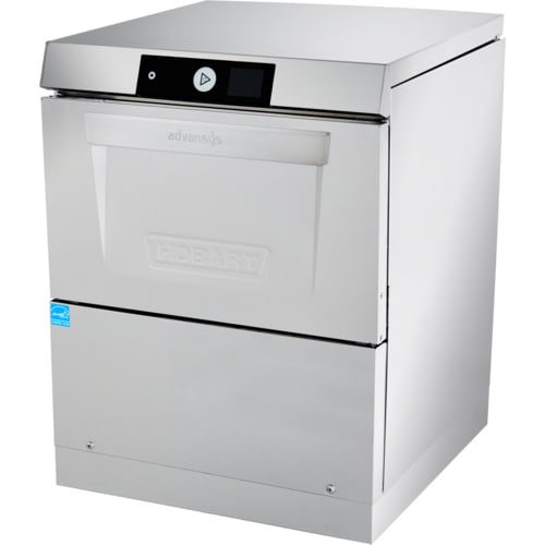 Hobart LXGNPR-3 ADA LXGn Advansys Low Temperature Undercounter Glass Washer, 38 Racks/Hour