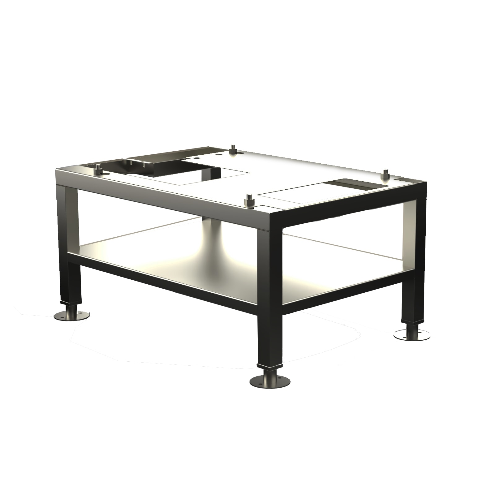 Alto-Shaam 5014737 Stationary Equipment Stand with Shelf Base for Combitherm® Ovens