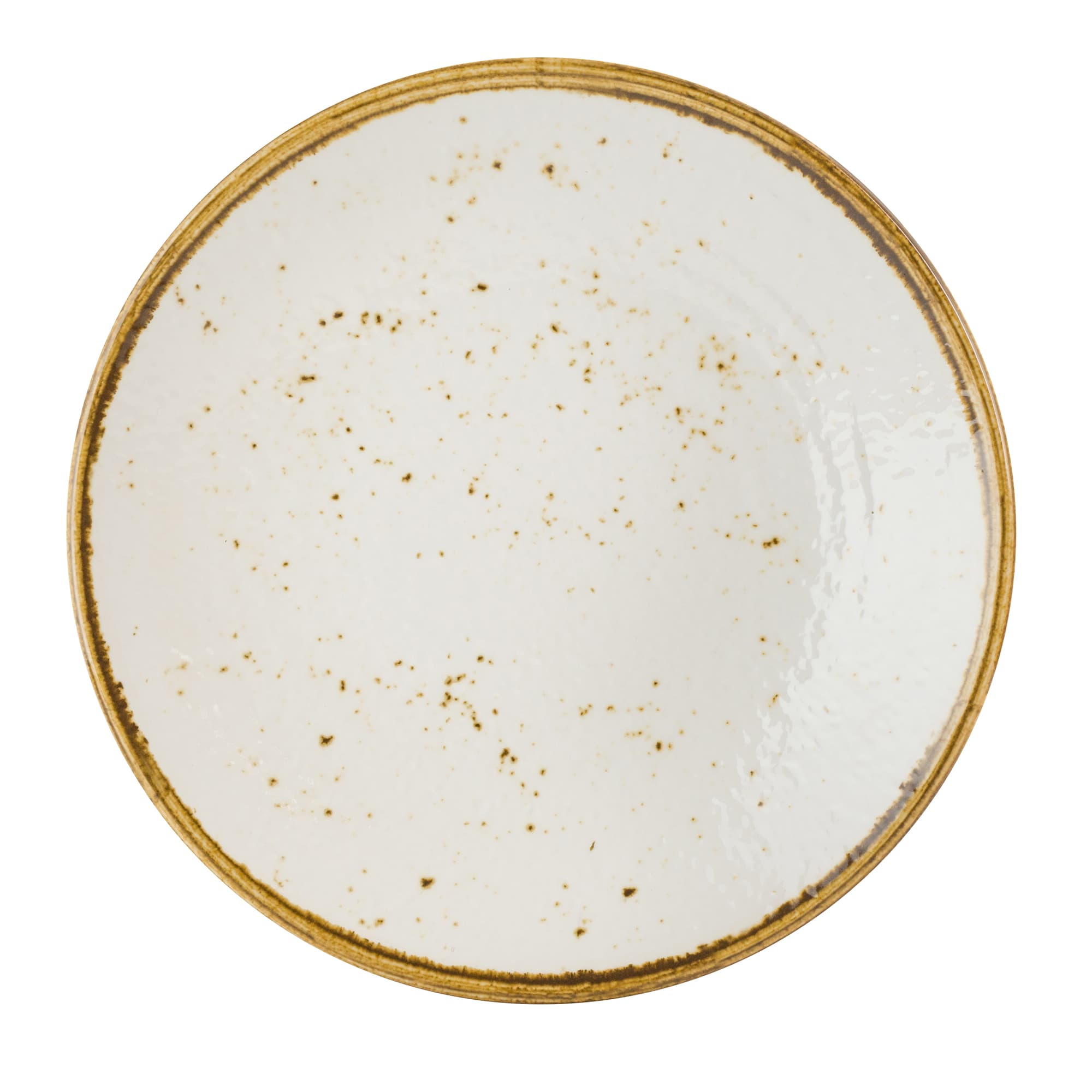 Steelite 68A540EL043 Creations Craft 10" Round White Coupe Rim Plate