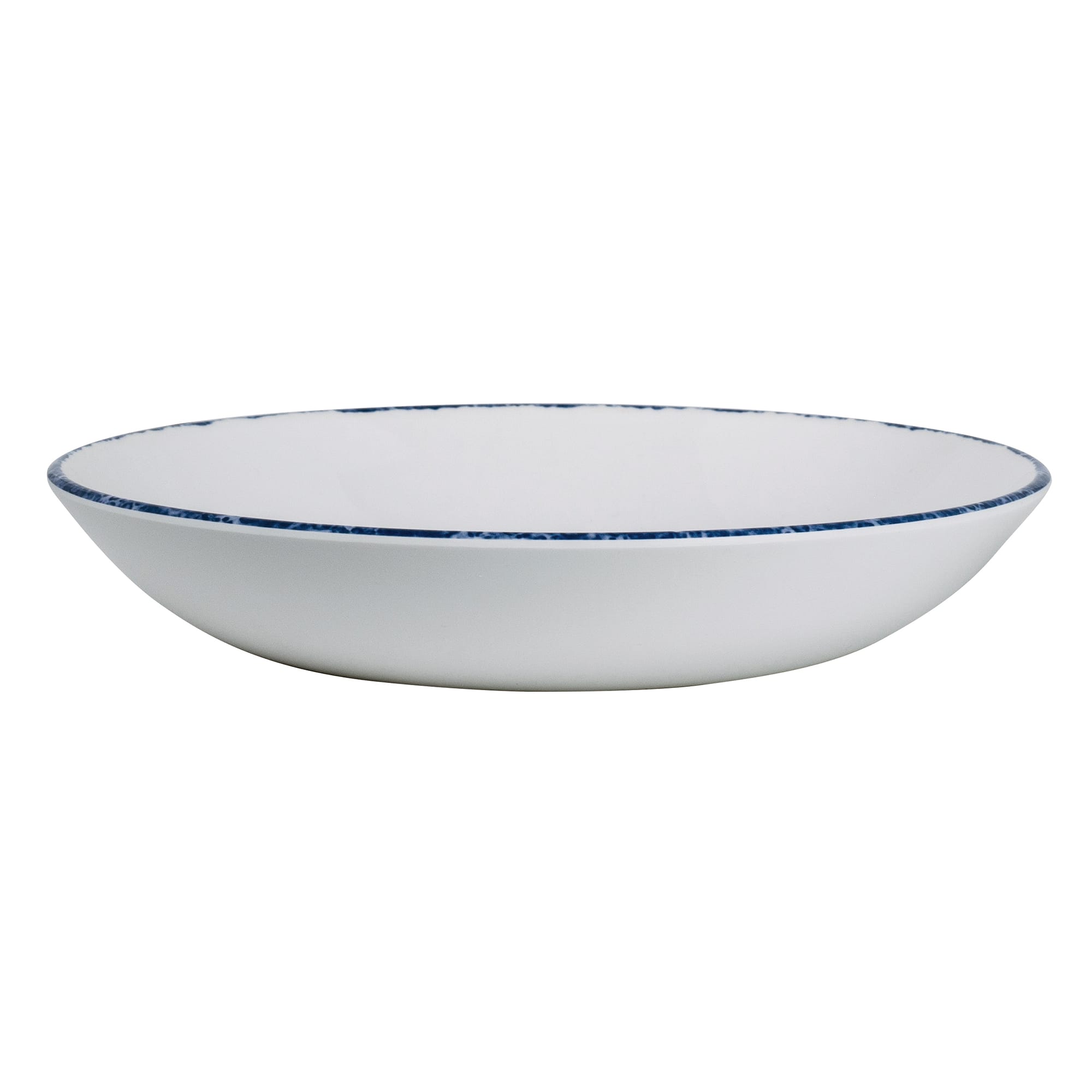 Steelite 7068MM302 Creations Blue Dapple 27 oz. Round Blue Bowl