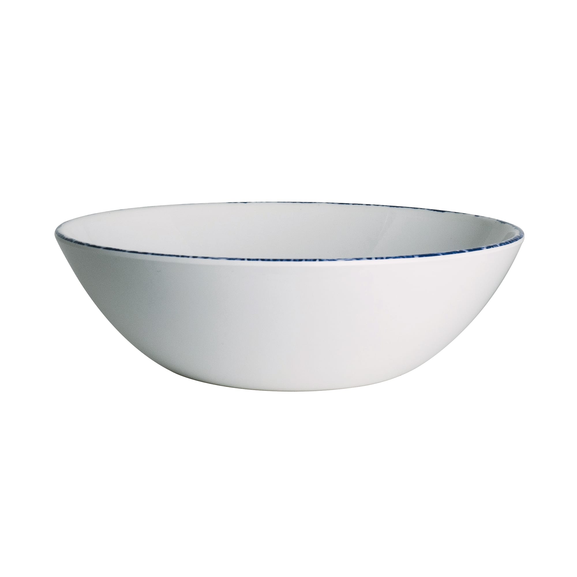 Steelite 7068MM313 Creations Blue Dapple 15 oz. Round Blue Bowl