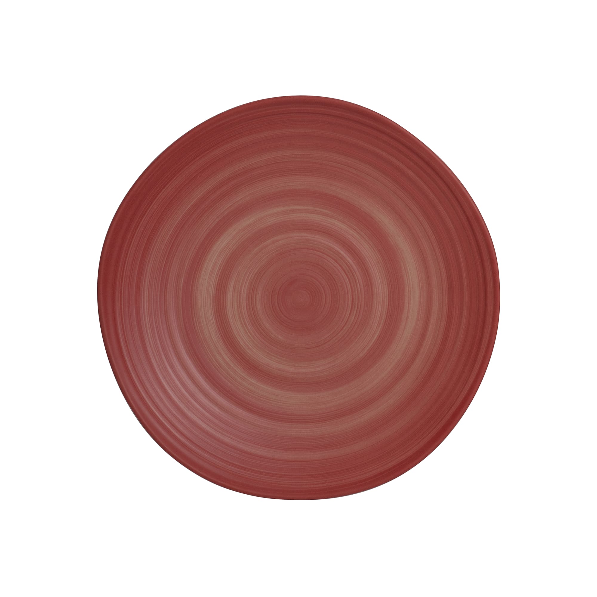 Steelite 7125TM073 Creations Revel 6-1/2" Round Coral Red Coupe Rim Plate
