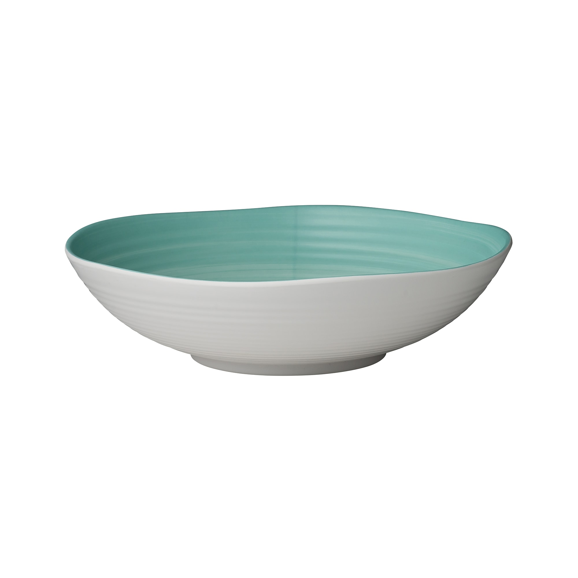 Steelite 7126TM072 Creations Revel 48 oz. Round Turqoise Bowl