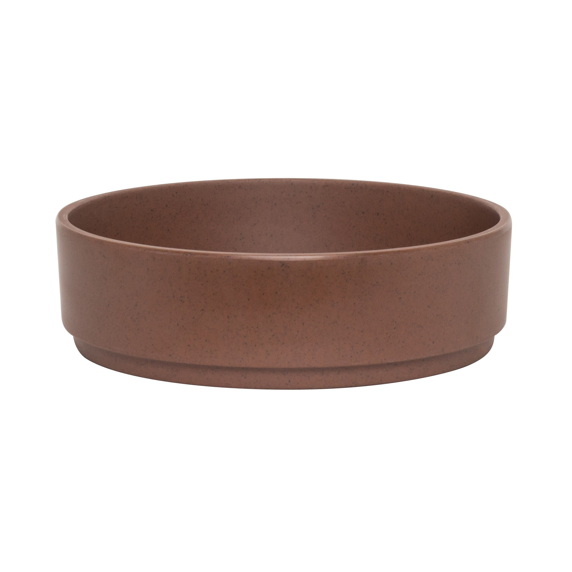 Steelite 7180TM500 Creations Cali 20 oz. Round Redwood Brown Bowl