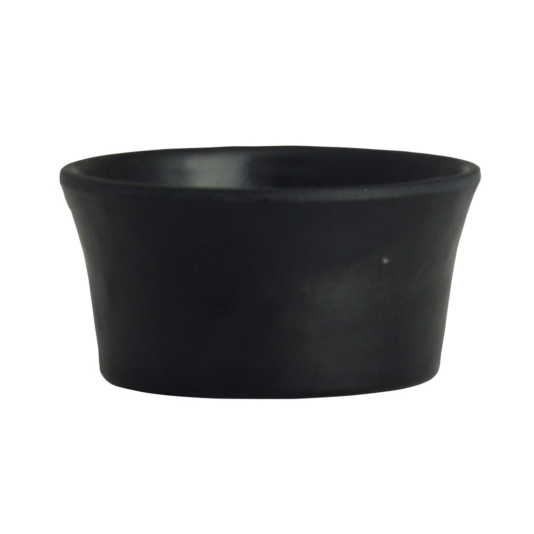 Steelite 7181TM512 Creations Cali 1.5 oz. Round Black Dish