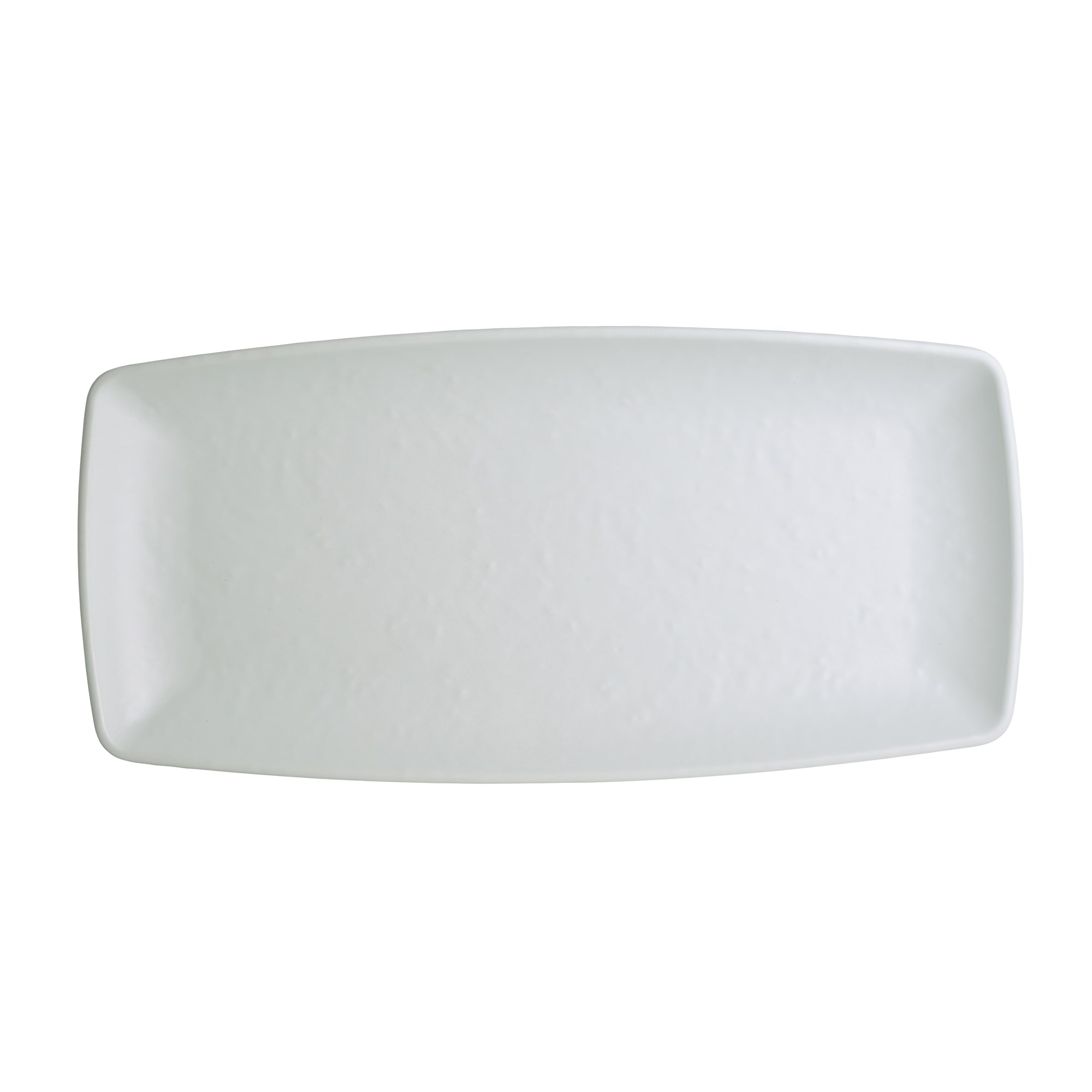 Steelite 7182TM508 Creations Cali 11-1/2" x 5-1/2" Rectangular White Coupe Rim Plate
