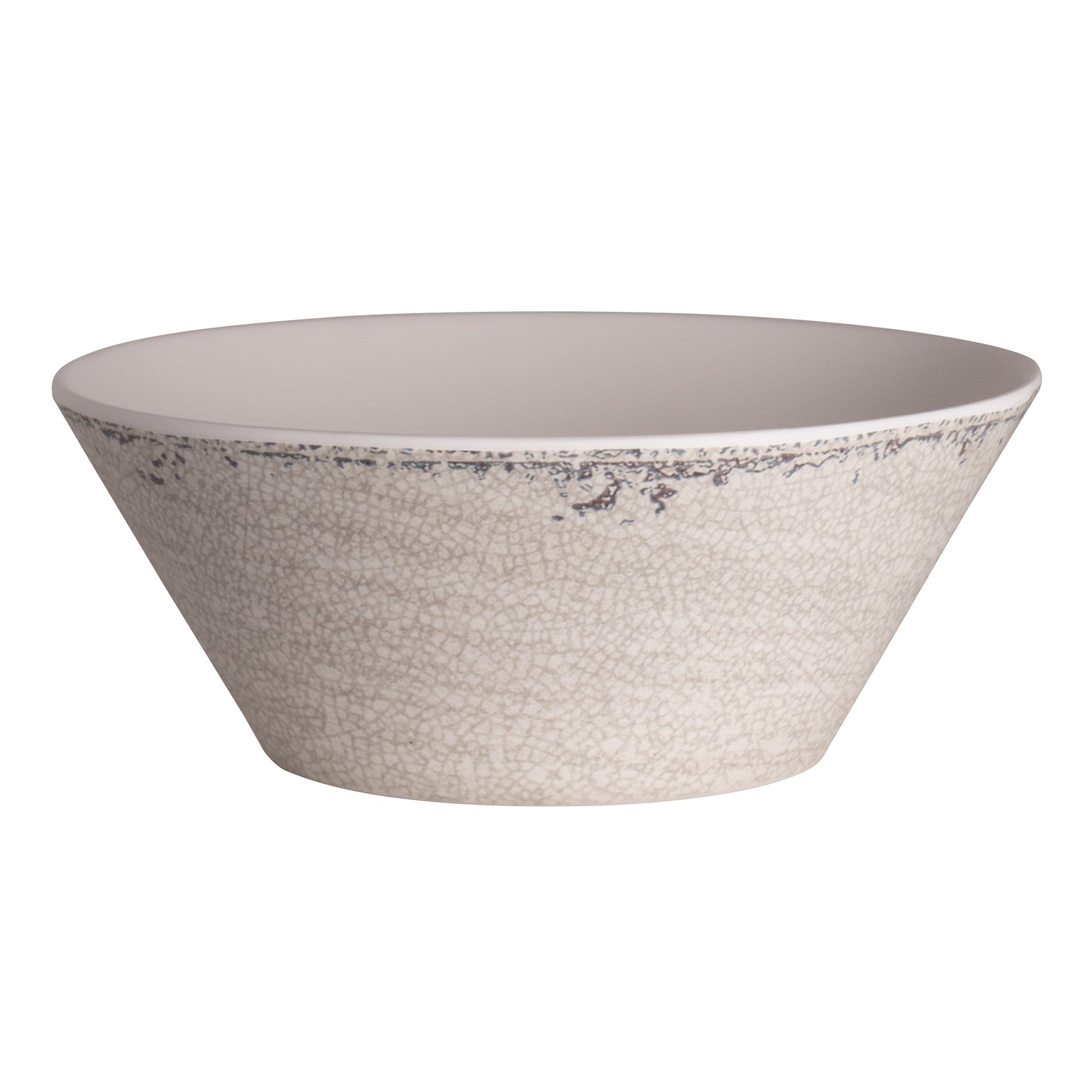 Steelite 7194TM081 Creations Pompeii 30 oz. Round Stone Gray Bowl