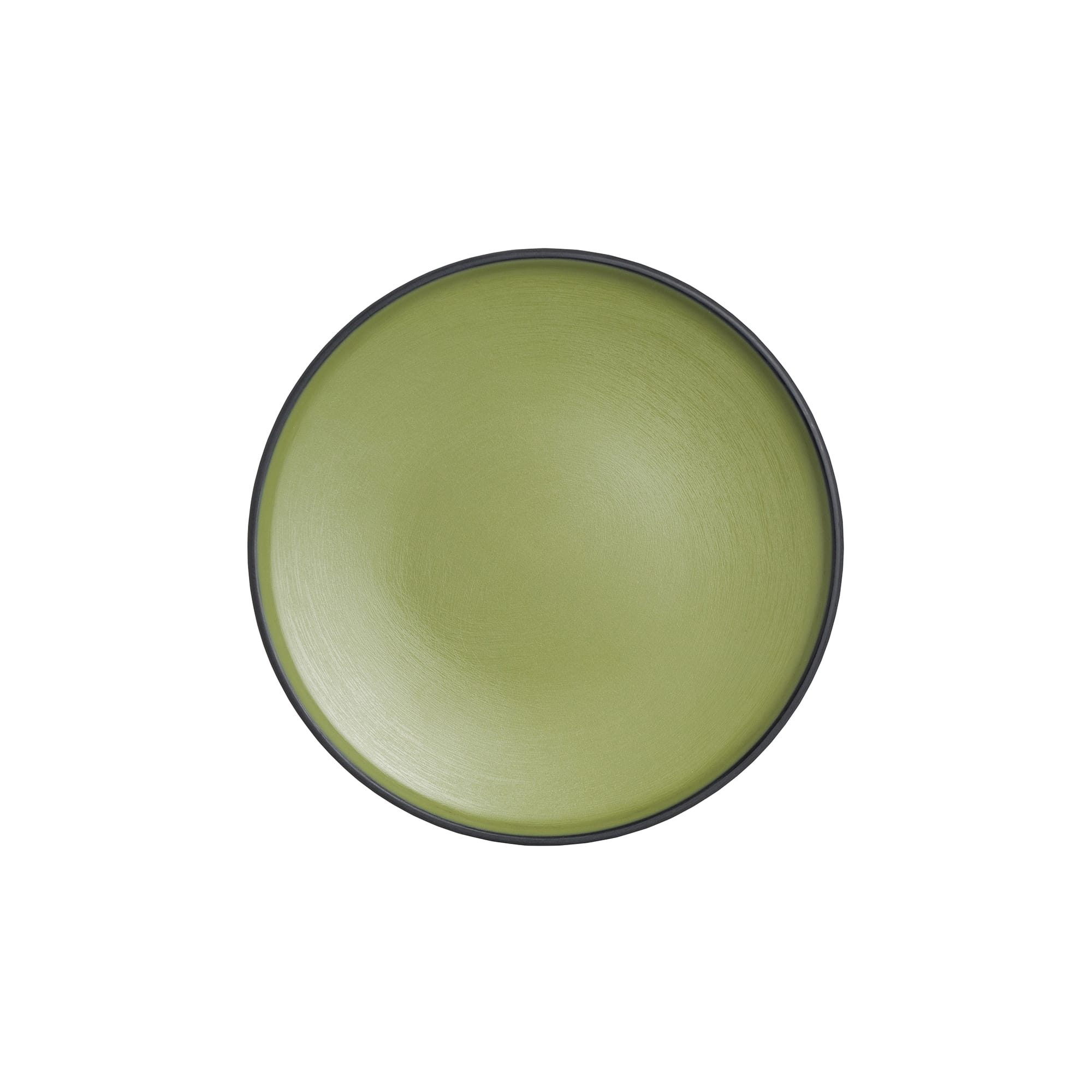 Steelite 7820JB025 Creations Baja 6-5/8" Round Cactus Green Coupe Rim Plate