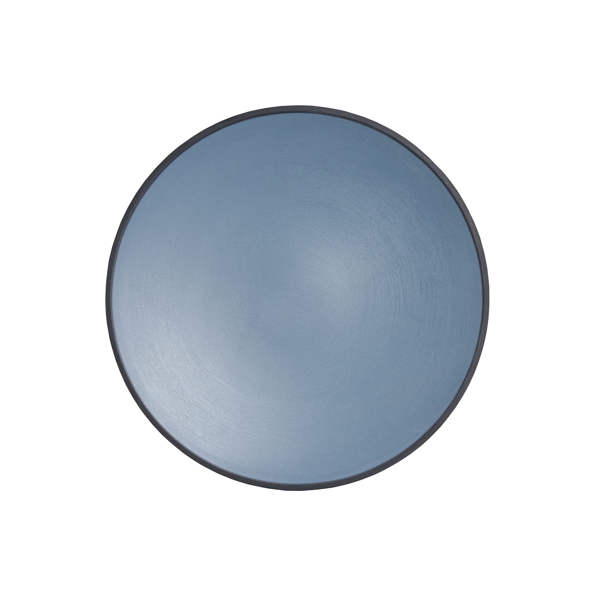 Steelite 7830JB018 Creations Baja 8" Round Lagoon Blue Coupe Rim Plate