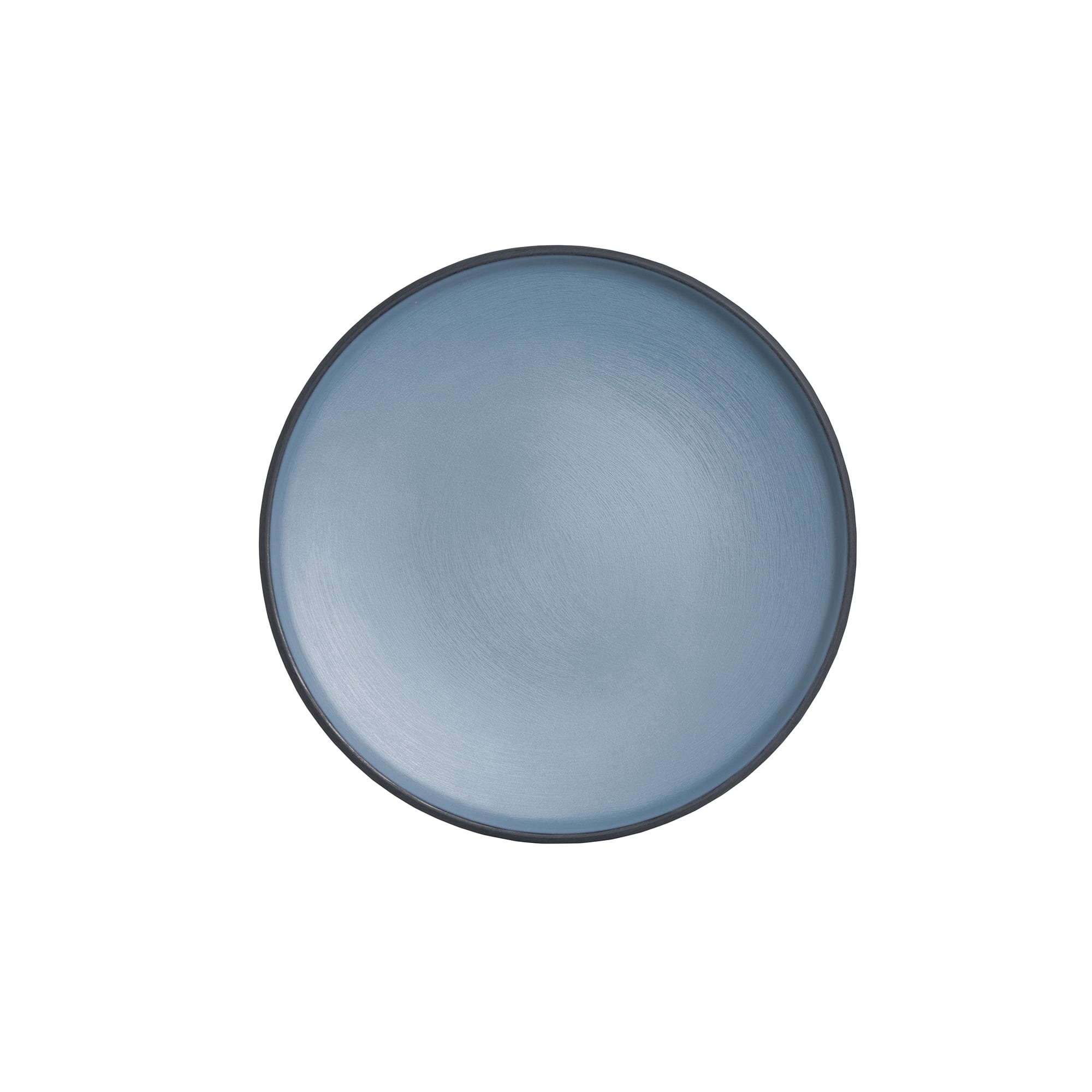 Steelite 7830JB025 Creations Baja 6-5/8" Round Lagoon Blue Coupe Rim Plate