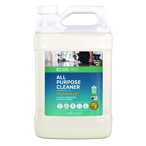 ECOS® PRO PL970604CT Orange Plus All-Purpose Cleaner and Degreaser, Citrus Scent, 1 gal Bottle, 4/Carton