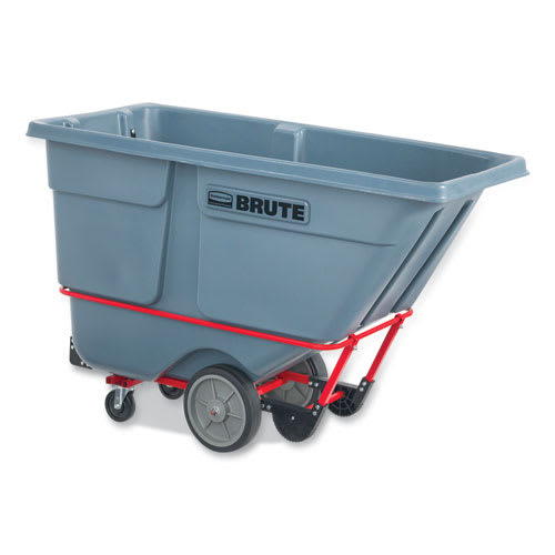 Rubbermaid 2192467 1 cu yd BRUTE DURATILT Frame Tilt Truck, Heavy Duty, 2,100 lb Capacity, Gray