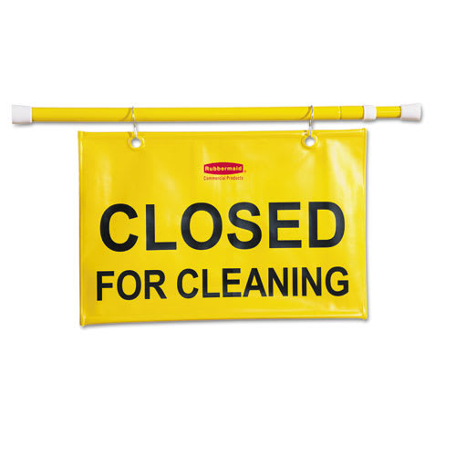 Rubbermaid FG9S1500YEL Site Safety Hanging Sign, 50 x 1 x 13, Yellow