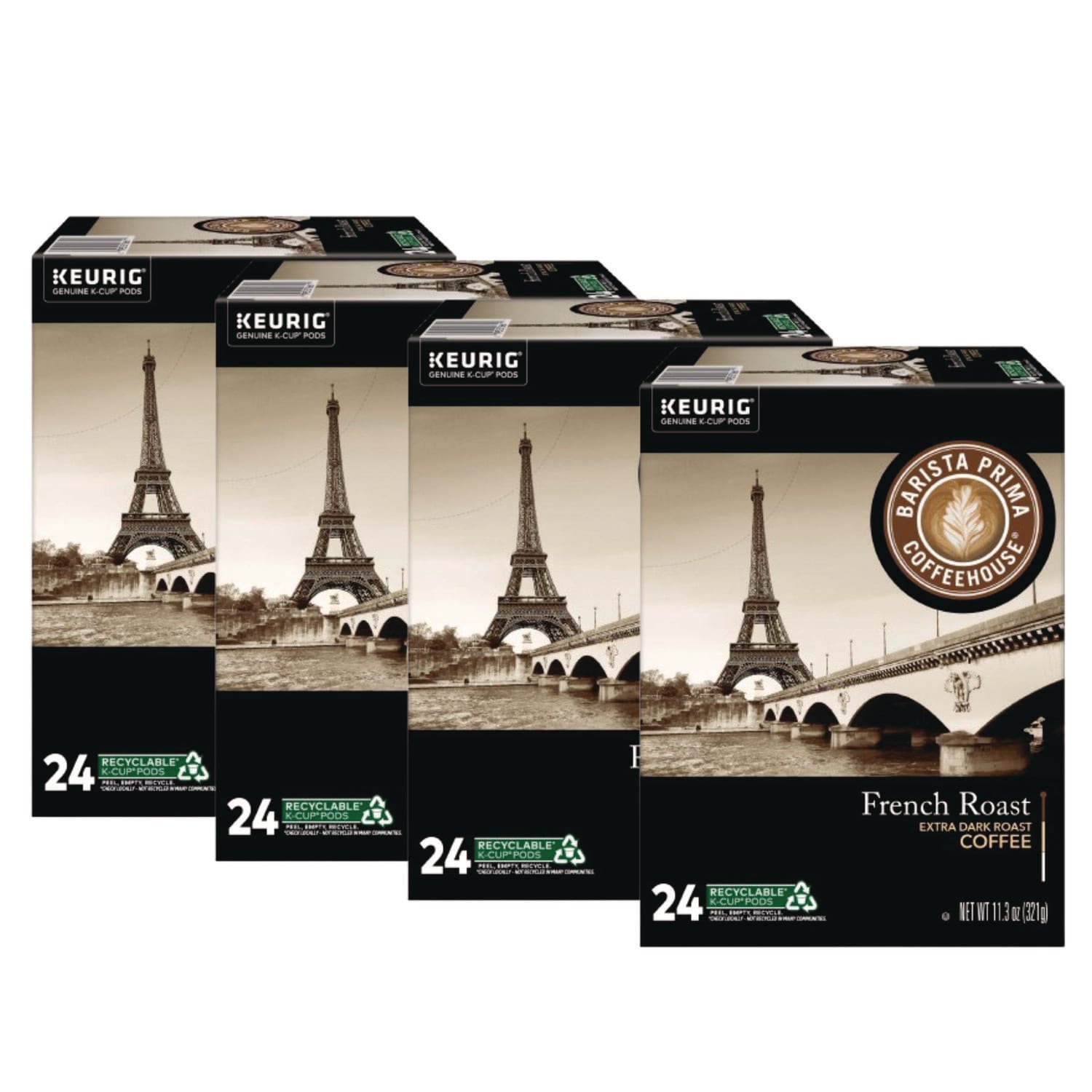 Barista Prima Coffeehouse GMT6611CT French Roast K-Cups Coffee Pack