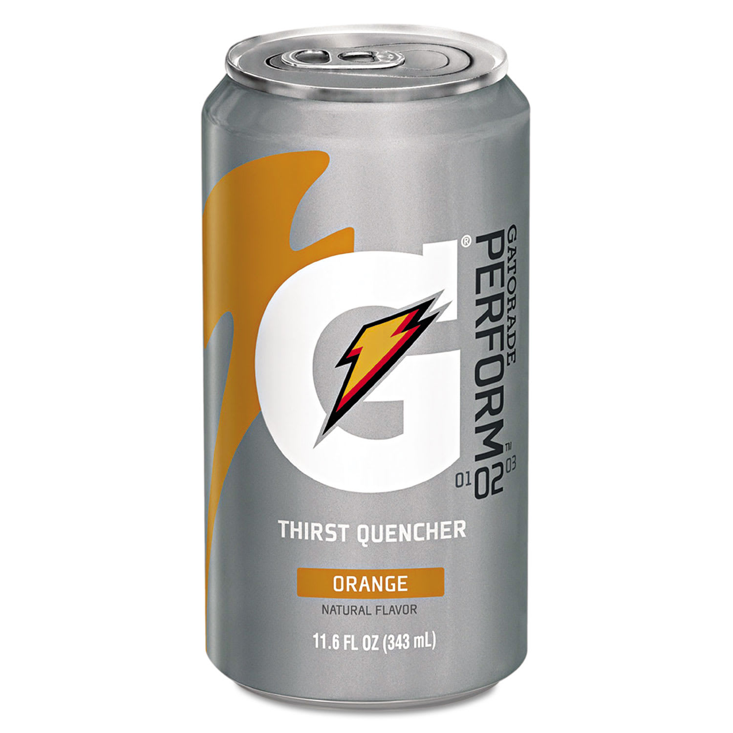 Gatorade GTD00902 Thirst Quencher Can, Orange, 11.6oz Can, 24/carton