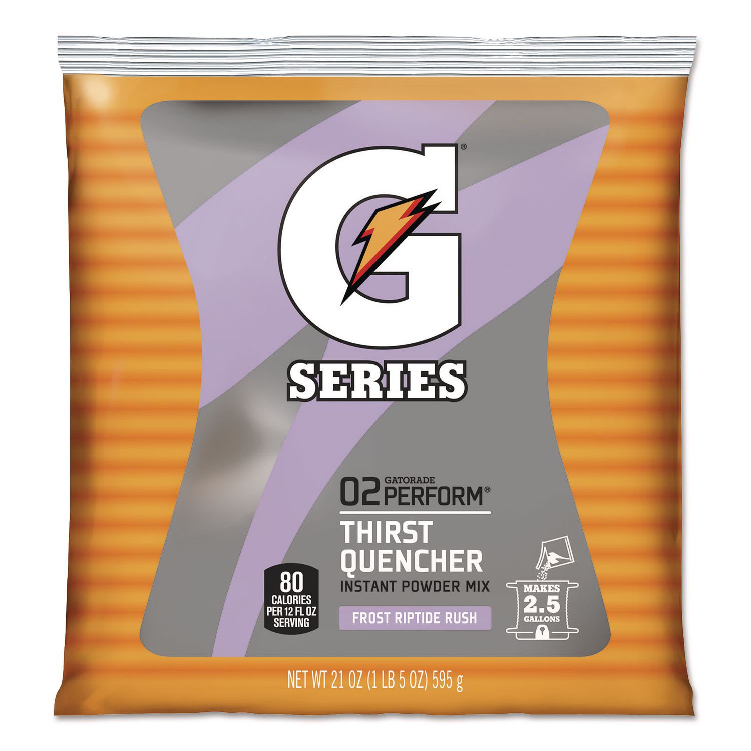 Gatorade GTD33673 Original Powdered Drink Mix, Riptide Rush, 21oz Packets, 32/carton