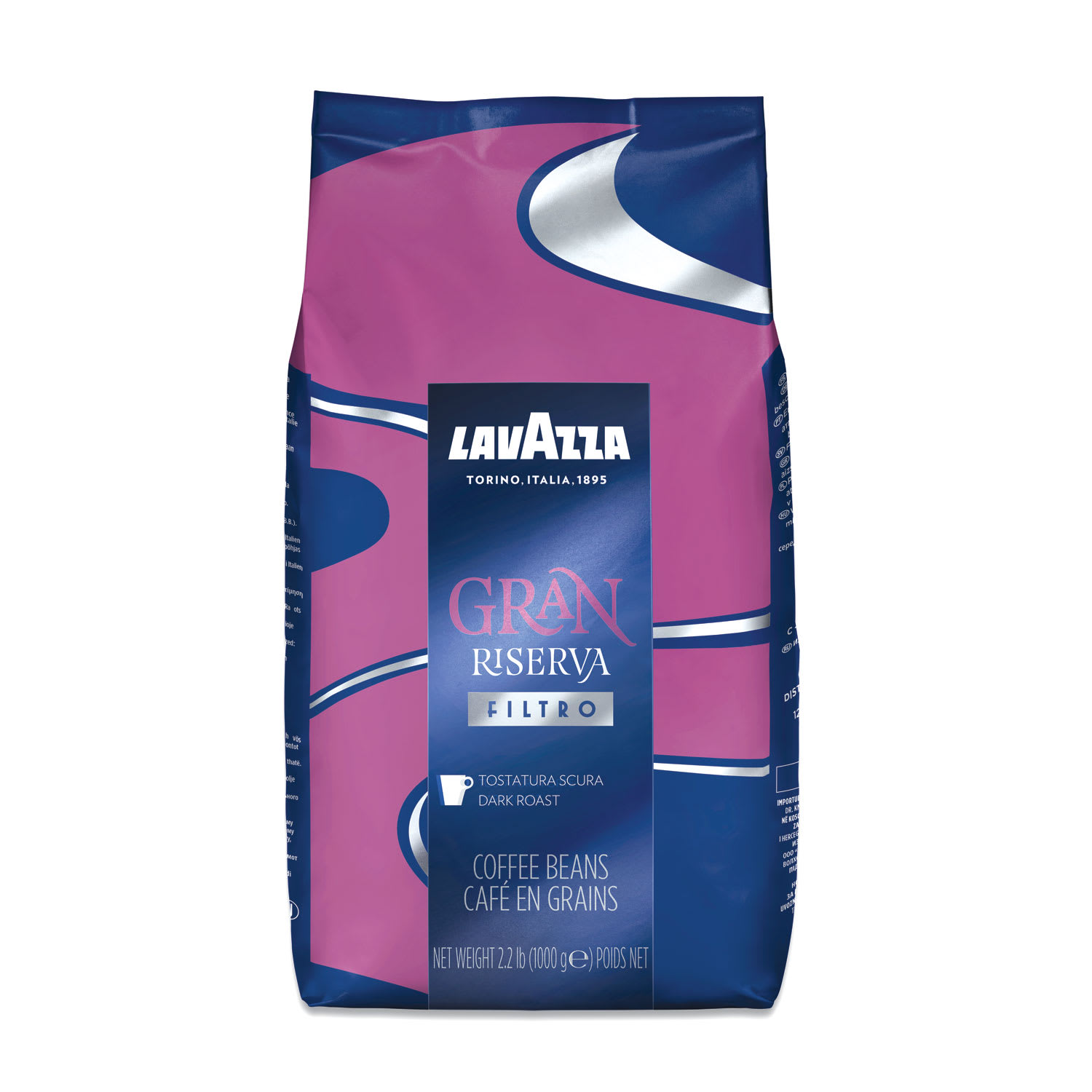 Lavazza LAV3454 Gran Riserva Whole Bean Coffee, Dark And Bold, 2.2 Lb Bag