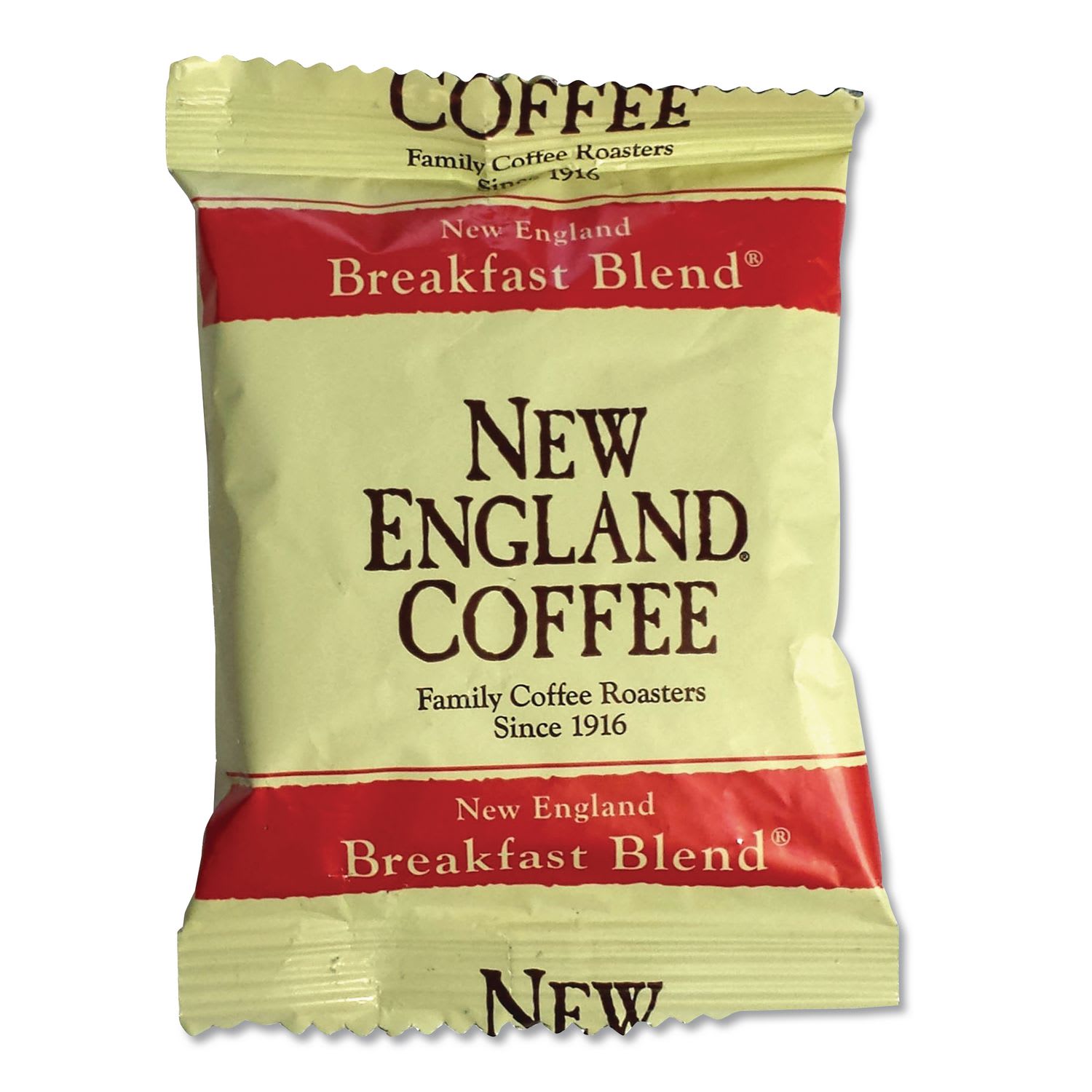 New England Coffee NCF026260 Coffee Portion Packs, Breakfast Blend, 2.5 Oz Pack, 24/box