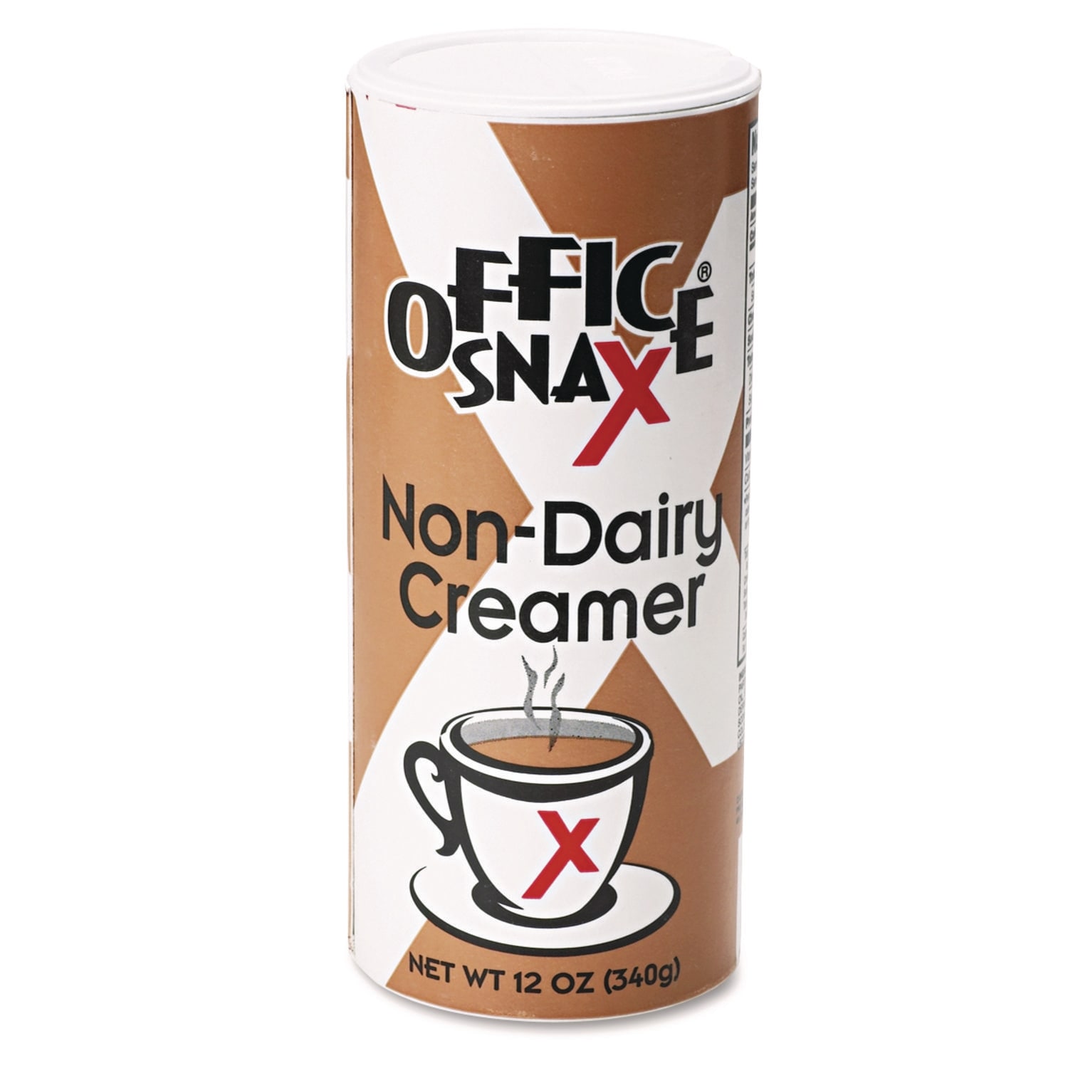 Office Snax OFX00020CT Powdered Non-Dairy Creamer, Regular, 12 oz Canister, 24/Carton