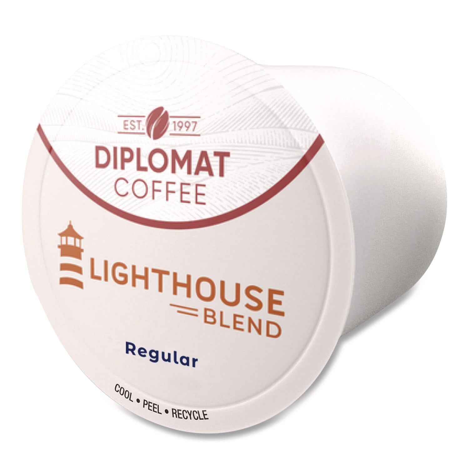 Diplomat Coffee OGFCDCCUPLH9610 Lighthouse DC-Cup, 10 g, 96/Carton