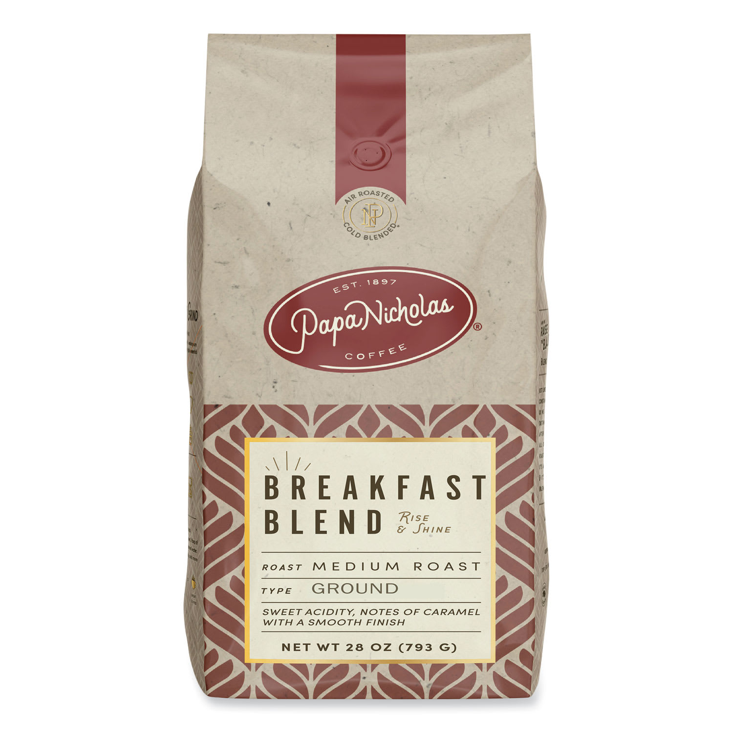 PapaNicholas Coffee PCO32006 Premium Coffee, Whole Bean, Breakfast Blend