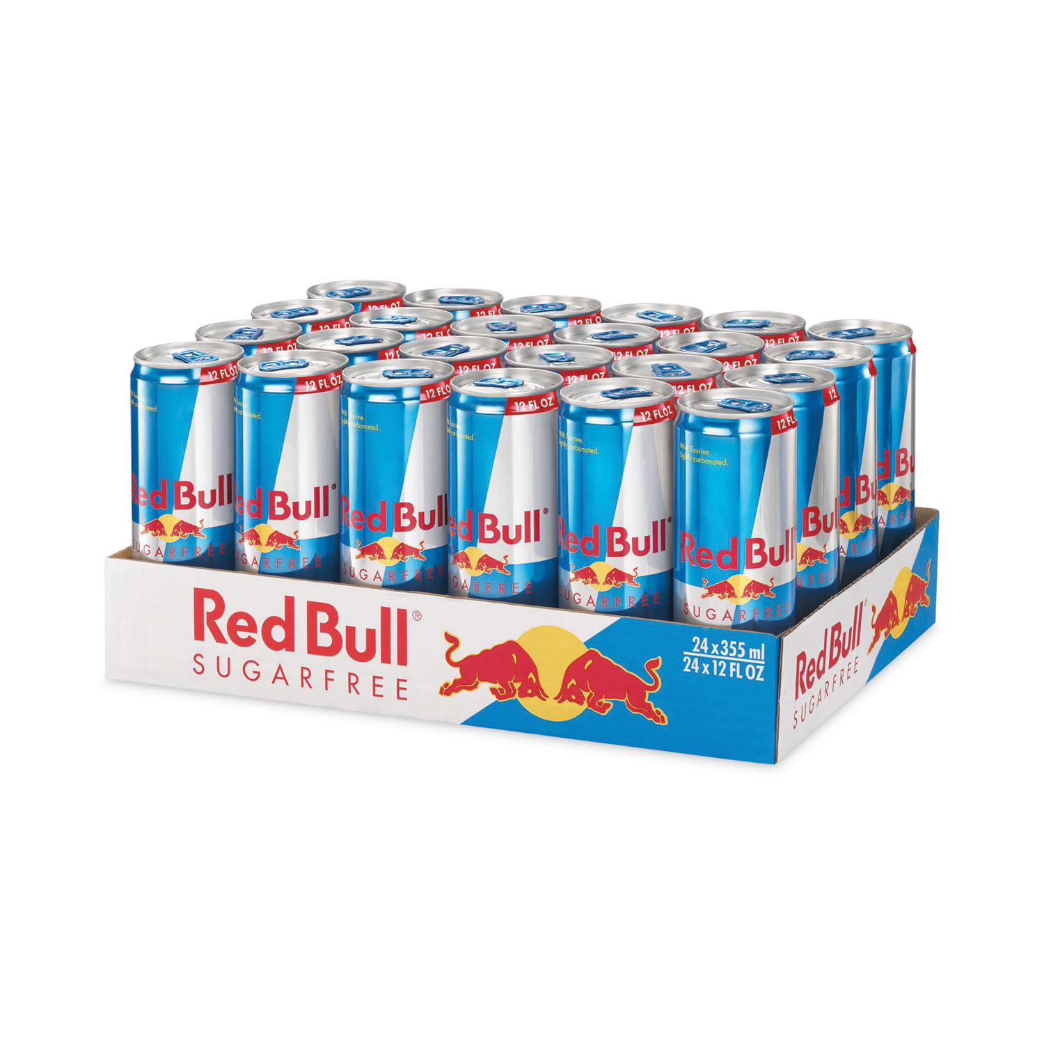 Red Bull RDBRBDRB4817 Sugar-Free Energy Drink, 12 oz Can, 24/Carton