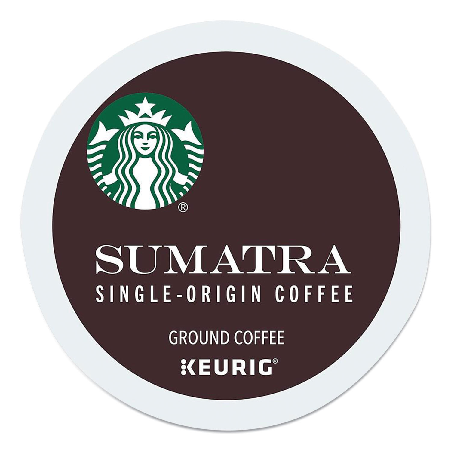 Starbucks SBK12565254CT Sumatra Coffee K-Cups, Sumatra, 0.4 oz K-Cup, 96/Box