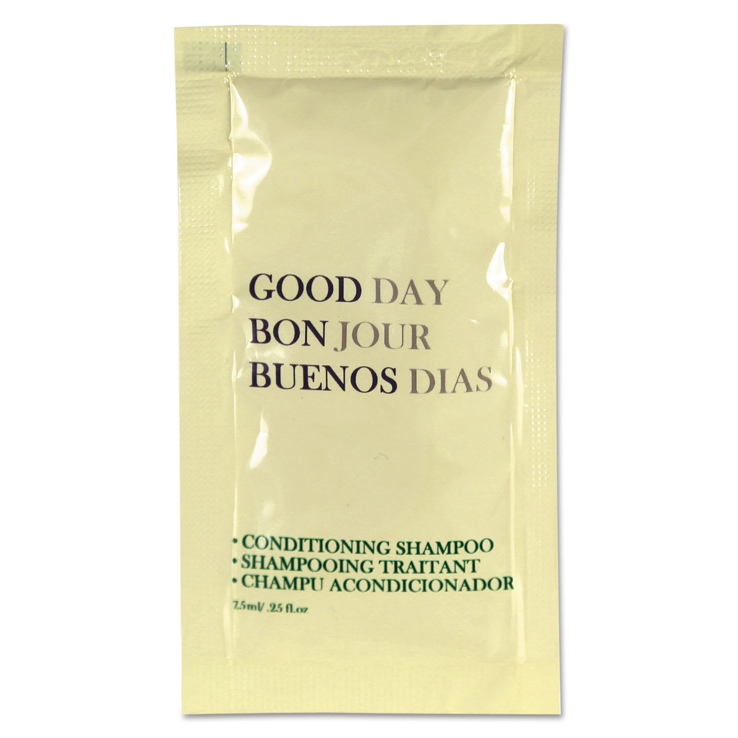 Good Day GTP485 Conditioning Shampoo, Fresh Scent, 0.25 oz, 500/Carton