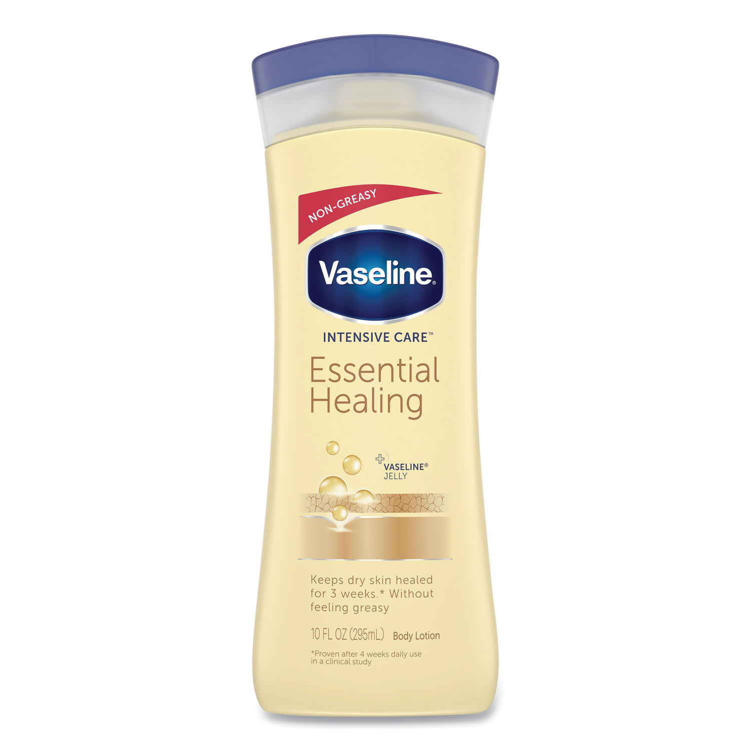 Vaseline DVOCB077007 Intensive Care Essential Healing Body Lotion With Vitamin E, 10 Oz, 6/carton