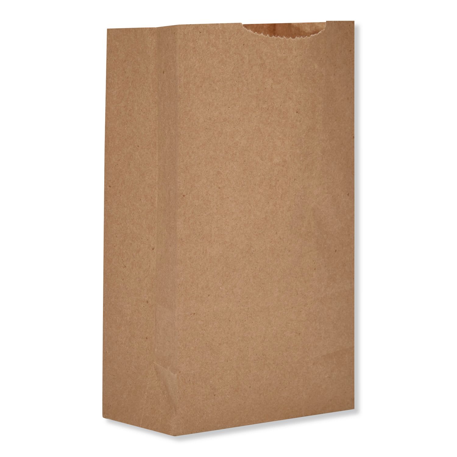 Ross & Wallace Paper Products BAGGX2500 Grocery Paper Bags, 2# Size, X-Heavy-Duty, 50# Basis Weight, 4.13" x 2.63" x 7.88", Kraft, 250 Bags/Pack, 2 Packs/Bundle