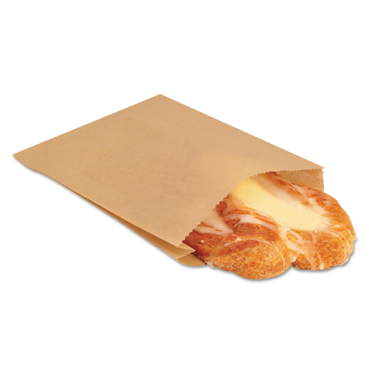 Bagcraft BGC300010 Glassine Bag, 5.75" x 7.75", Natural Kraft, 1,000 Bags/Pack, 8 Packs/Carton