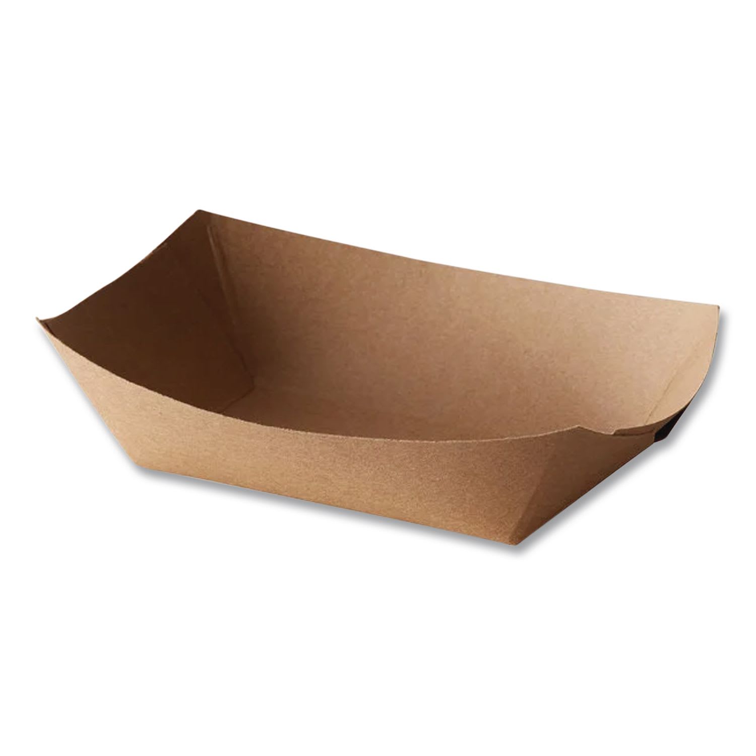 Bagcraft BGC300699 EcoCraft Food Trays, 3 lb Capacity, Natural, Paper, 500/Carton