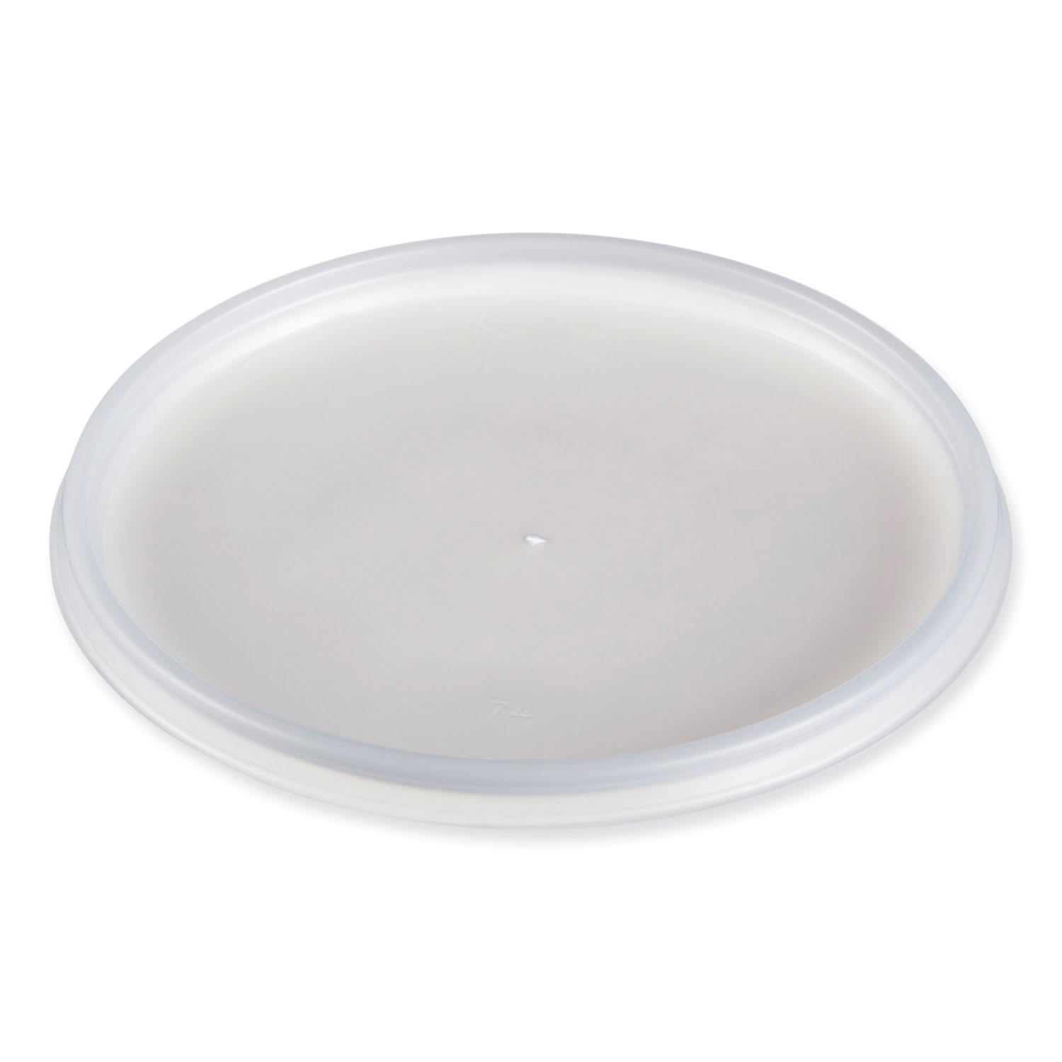 Dart DCC32JLR Plastic Lids for Foam Cups, Bowls and Containers, Vented, Fits 12 oz to 60 oz, Translucent, 100/Pack, 10 Packs/Carton