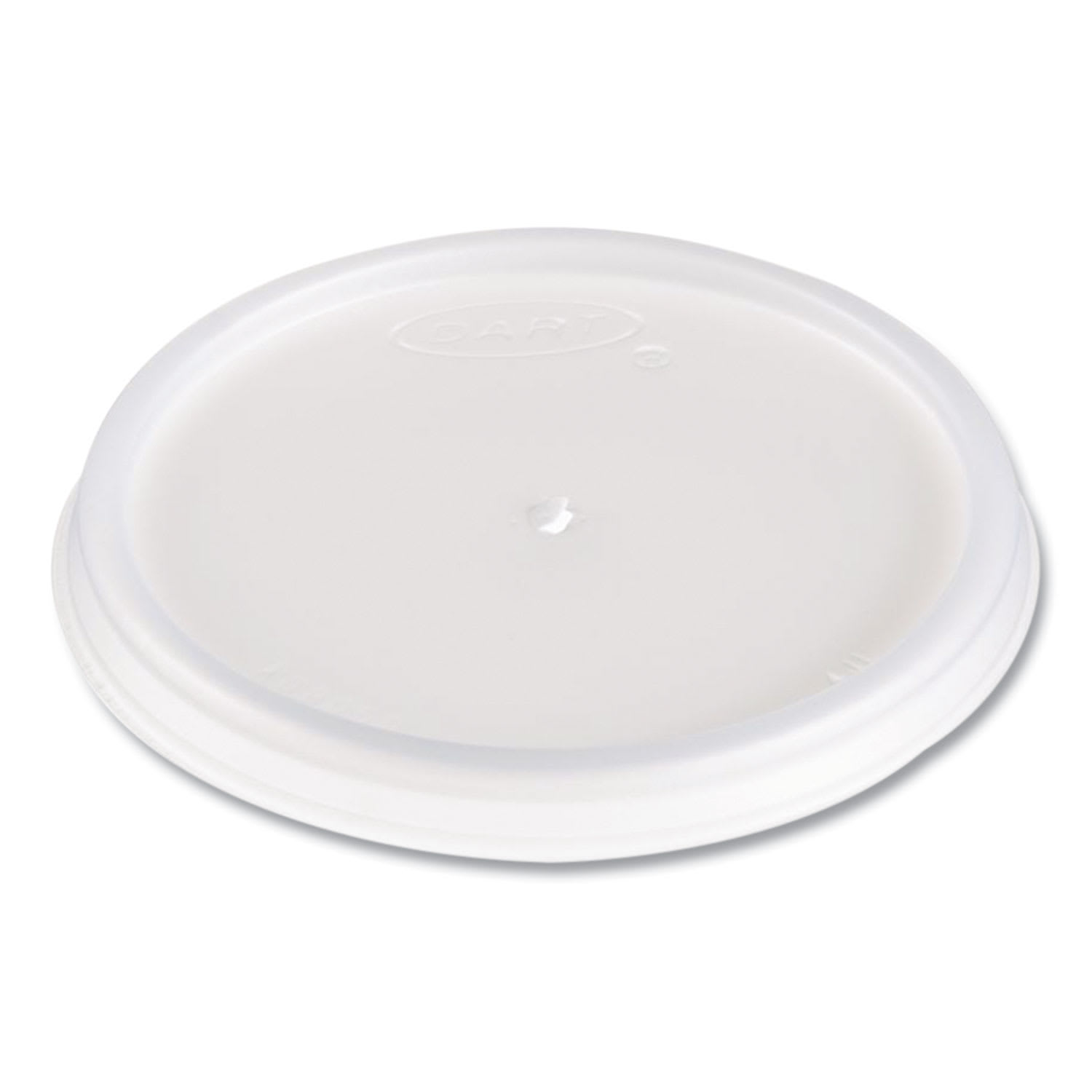 Dart DCC4JL Plastic Lids, Vented, Fits 4 oz Hot Cups, Translucent, 100/Pack, 10 Packs/Carton