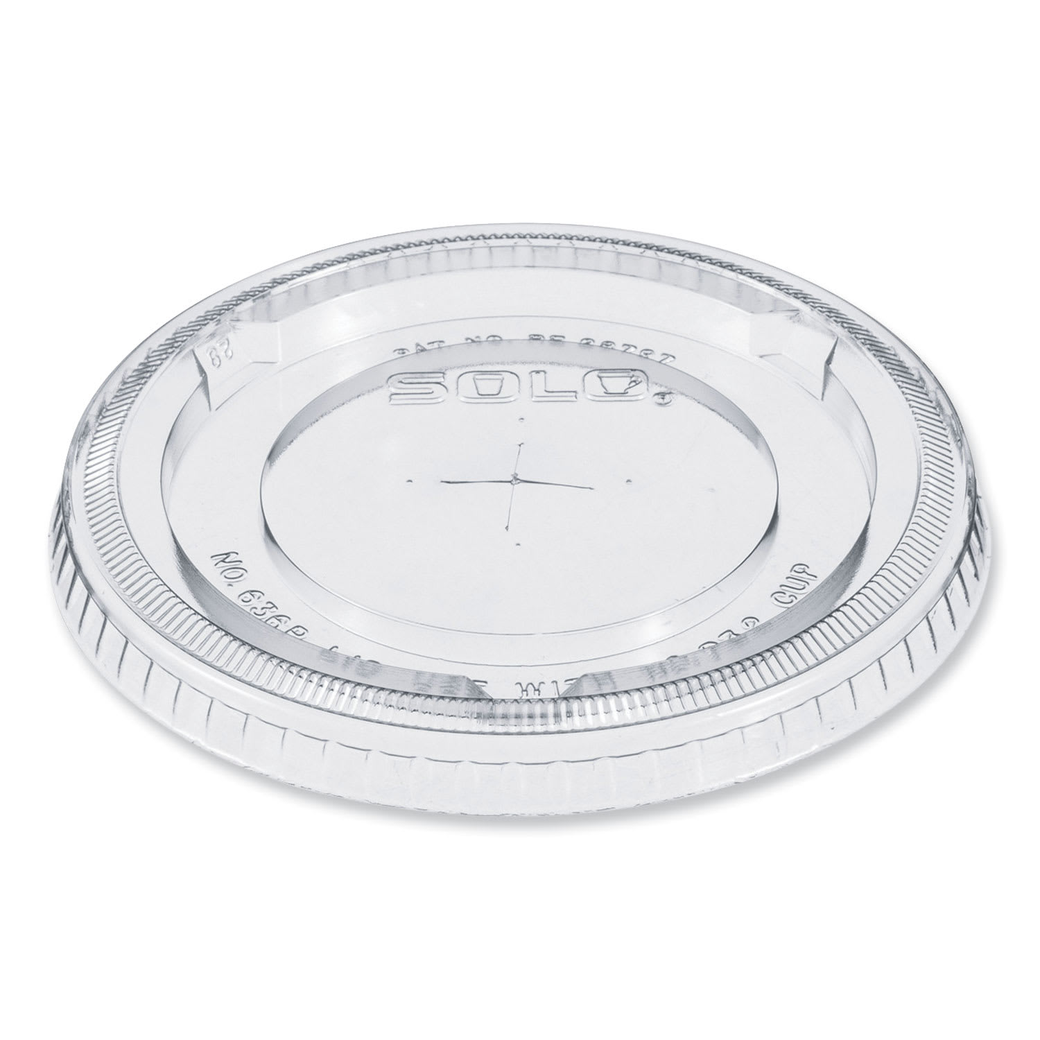 Dart DCC636TS Plastic Cold Cup Lids, Fits 32 oz Cold Cups, Plastic, Clear, 500/Carton