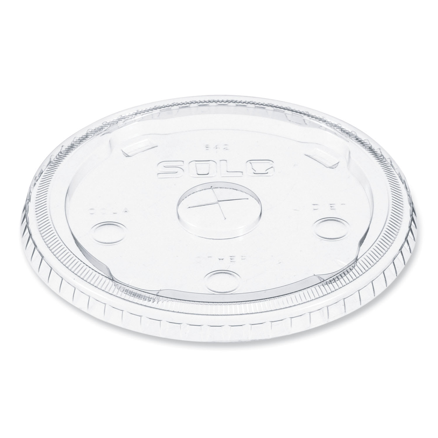 Dart DCC642TS Plastic Cold Cup Lids, Fits 32 oz to 44 oz Cold Cups, Clear, 600/Carton