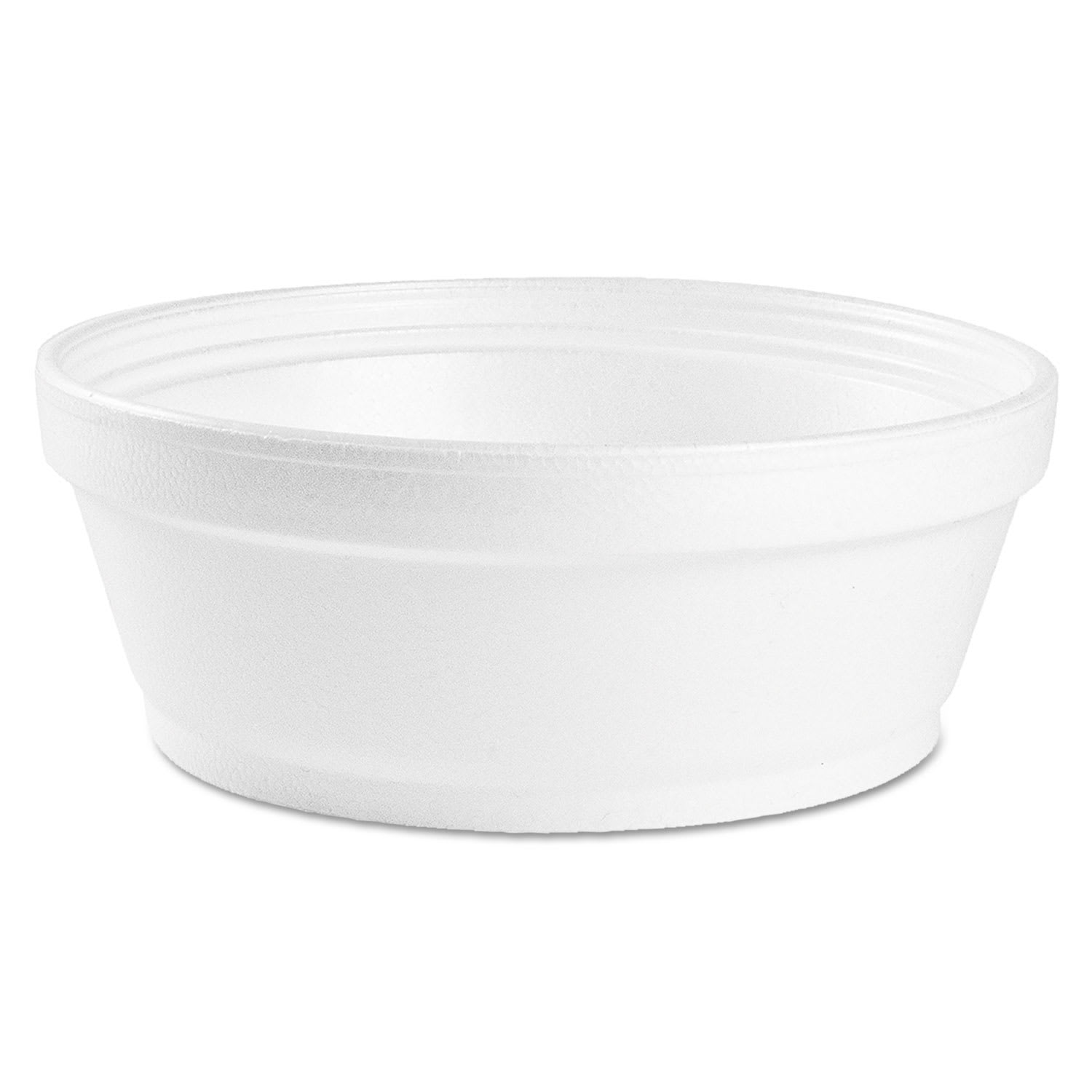 Dart DCC8SJ32 Foam Container, Squat, 8 oz, 4.63" Diameter x 1.13" h, White, 500/Carton