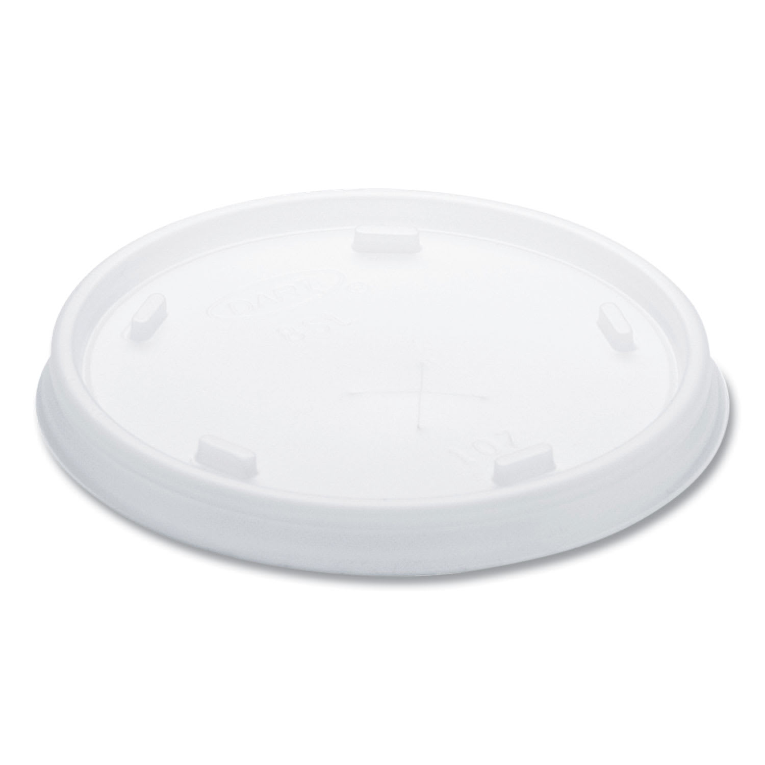 Dart DCC8SL Plastic Cold Cup Lids, Fits 8 oz to 9 oz Cold Cups, Translucent, 100/Pack, 10 Packs/Carton