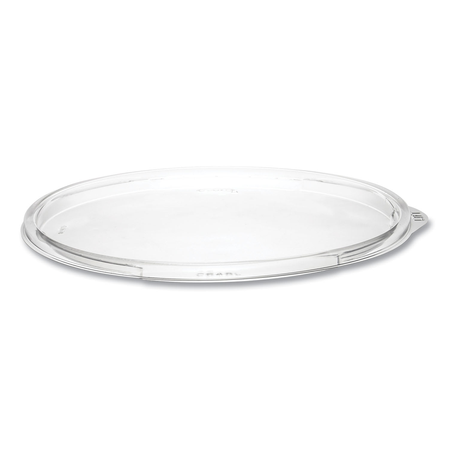Dart DCCC64BL PresentaBowls Clear Flat Lids, 7.2" Diameter x 0.4" h, Plastic, 252/Carton