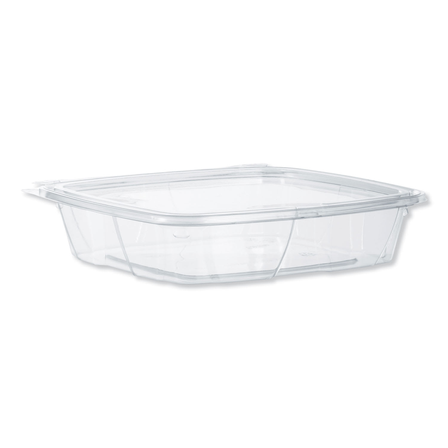 Dart DCCCH35DEF ClearPac SafeSeal Tamper-Resistant/Evident Containers, Flat Lid, 35 oz, Clear, Plastic, 100/Bag, 2 Bags/Carton