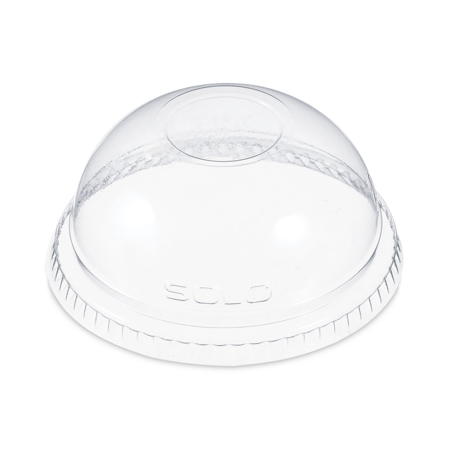 Dart DCCDNR610 Plastic Dome Lid, Fits 9 oz to 10 oz Cold Cups, Clear, 1,000/Carton