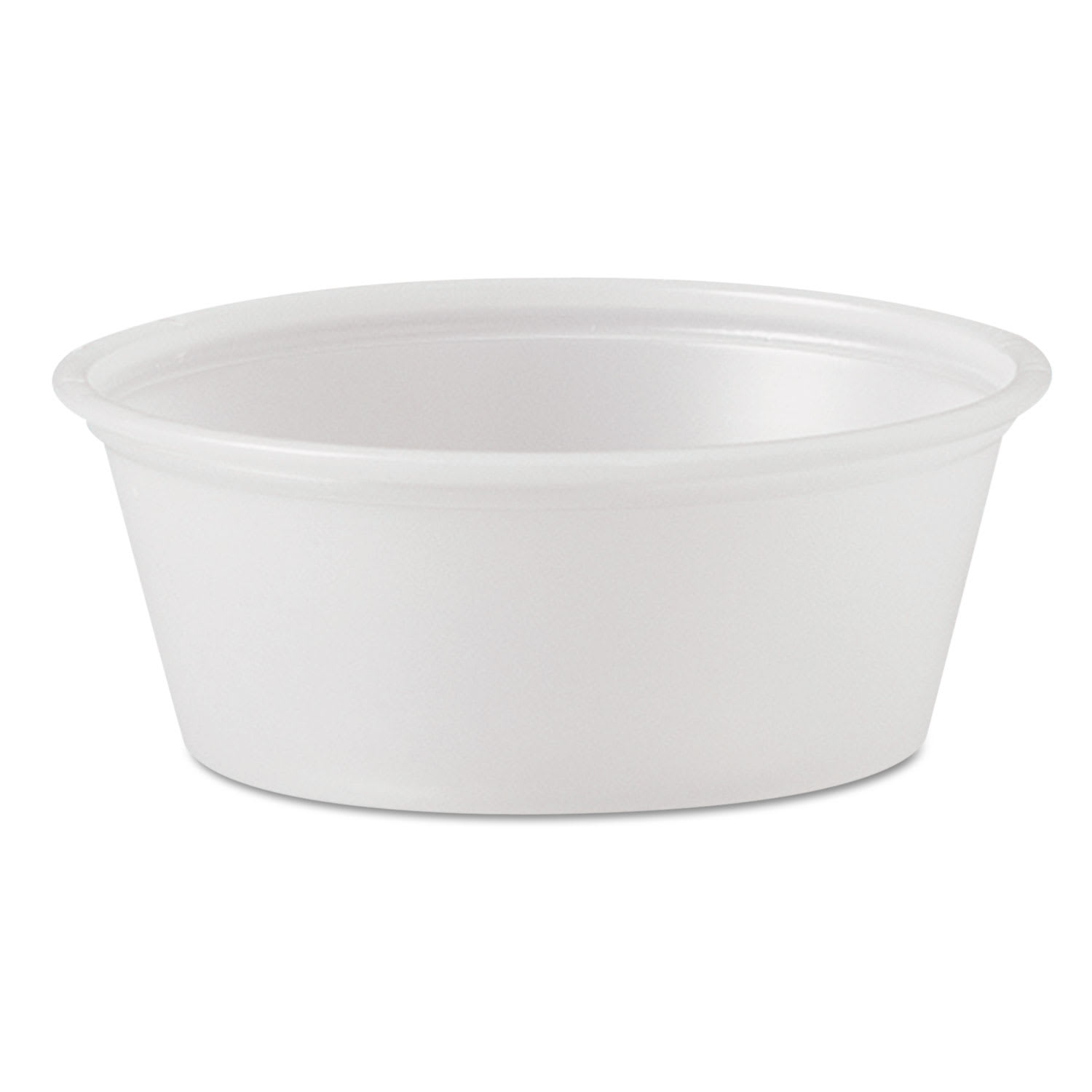 Dart DCCP150N Polystyrene Portion Cups, 1.5 oz, Plastic, Translucent, 2,500/Carton